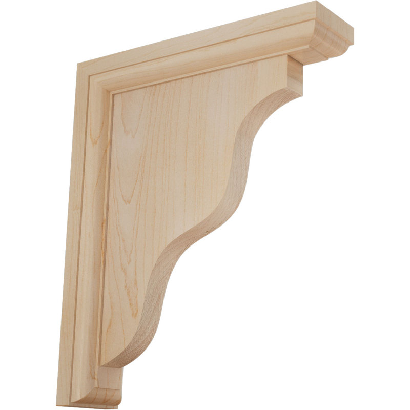 Support traditionnel Hamilton, Érable, H 11 po x l 2,25 po x P 9 po