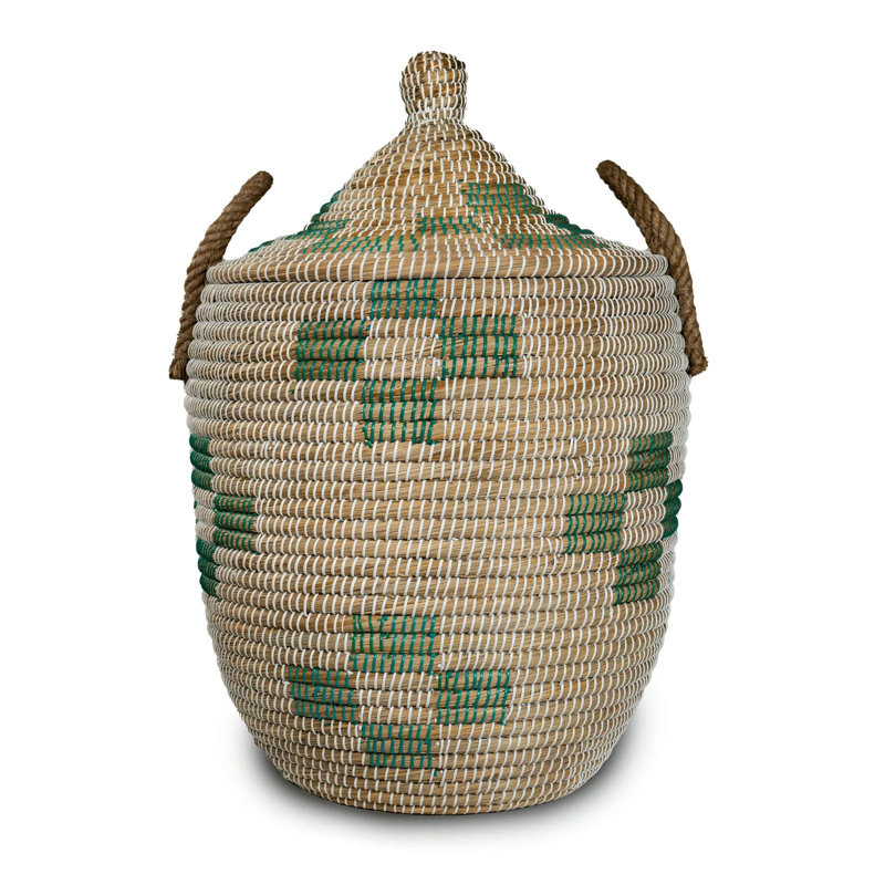 Barron Grass Round Bottom Storage Basket