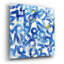 Art mural en verre épique «Eloquent Symphony 6» par Laura Gibson, 36 po x 36 po-35970011