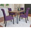Ensemble de salle à manger 5 pièces Ashford, table à manger en épingle à cheveux avec 4 chaises, 4 options de couleurs-691805411-691805421