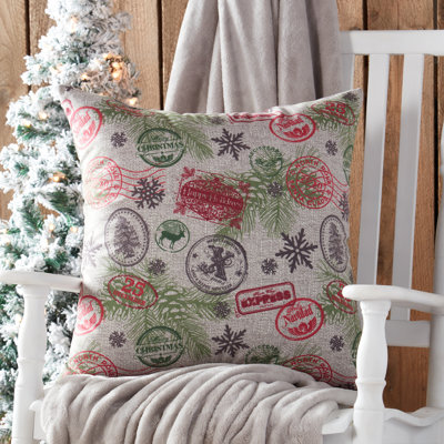 Coussin en polyester Holiday Workshop