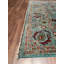 Tapis bleu sarcelle en laine et coton Original