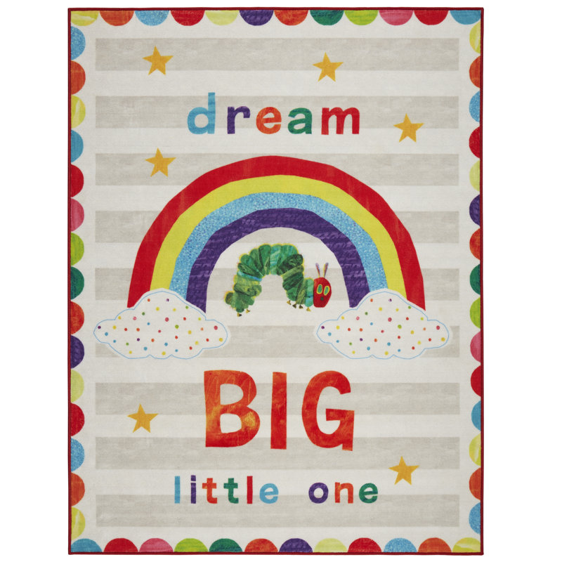 Rectangle Handmade Polyester Rug, Rectangle 4'11" x 6'6"