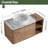 42'' Floating Single Bathroom Vanity with Ceramic Sink