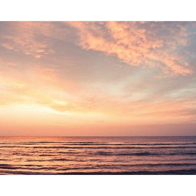 Atmosphere Sunset Beach 6-Panel Wall Mural 8.2' High x 10.4' Wide