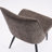 Modern Chenille Fabric Upholstered Dining Chairs Armless Side Chairs with Color-Matched Metal Frame For Kitchen Dining Room-155127101-148779388