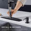 Black Touchless Kitchen Faucet with Soap Dispenser