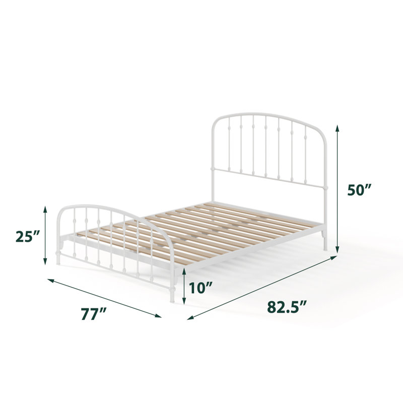 Birch Lane™ Wadsworth Metal Bed & Reviews | Wayfair