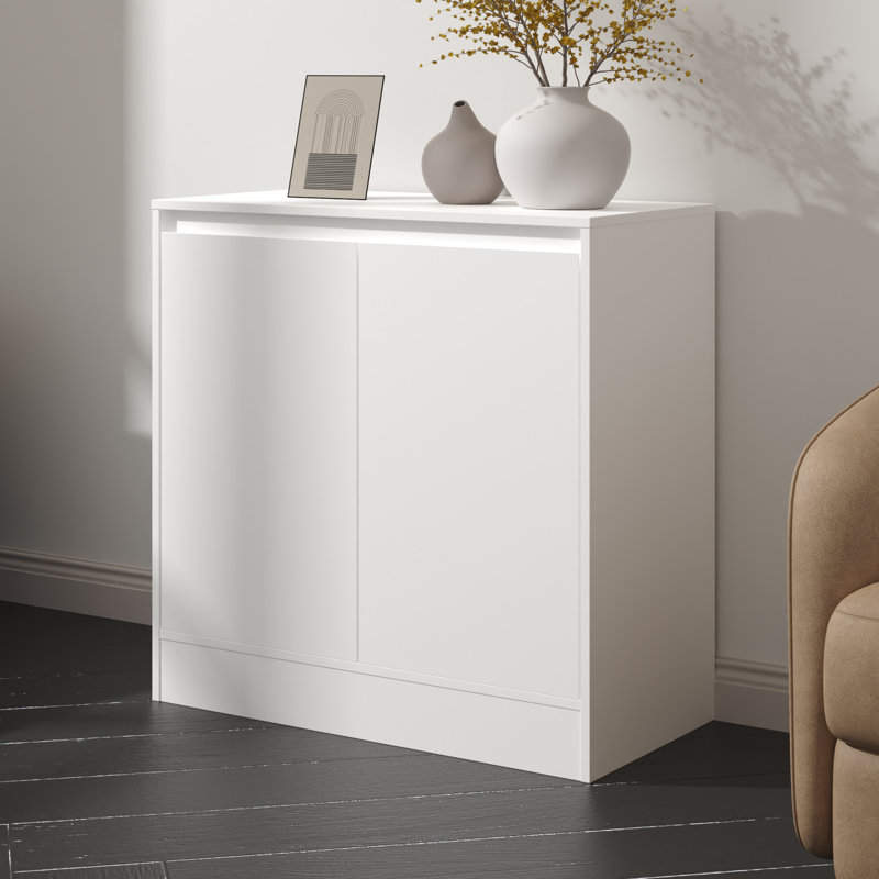 Buffet avec rangement, armoire à café avec 2 portes et tablette réglable, buffet de cuisine moderne pour le salon, cuisine