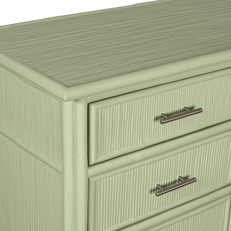 Bermuda 6 - Drawer Dresser, Celery Green