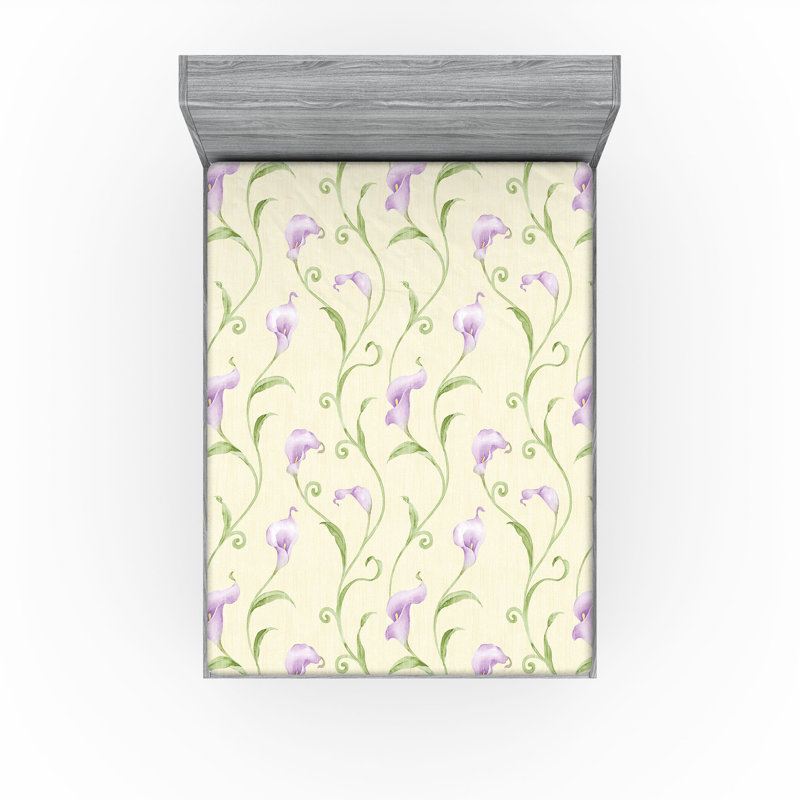 Drap-housse Ambesonne Garden Scene Lavender