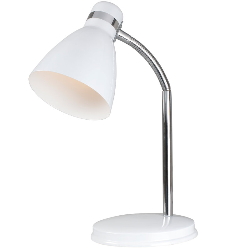 Mahsel Metal Table Lamp, White