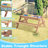 3-in-1 Kids Outdoor Wooden Picnic Table With Umbrella, Convertible Sand & Wate, Gray ASTM-467513416