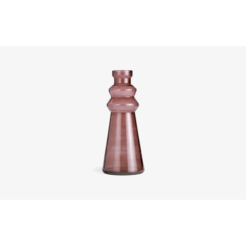 Vase de table en verre Caelub - 4,5 x 12 po