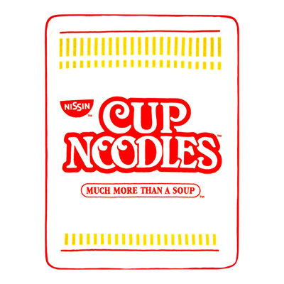 Instant Ramen Cozy Sherpa Throw - Super Soft Fleece Blanket for Sofa & Bed, Home Decor Essentials, 45 x 60 Inches