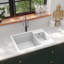 Belfry Kitchen Austin 440mm W Single Bowl Stone Kitchen Sink with 1 Faucet Hole-870520796