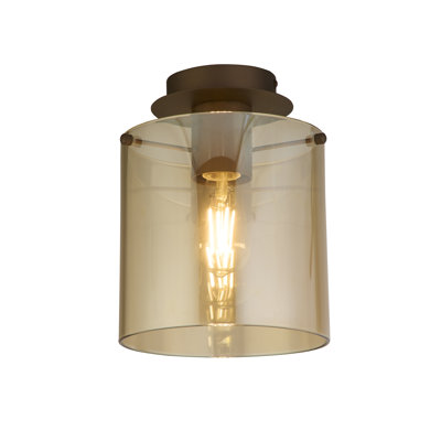 Tiburon Glass Flush Mount