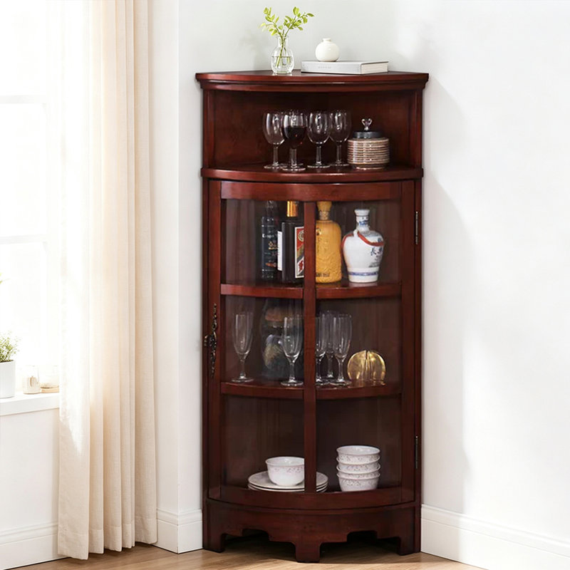 Armoire de coin Retro, 48.43, Brun noyer
