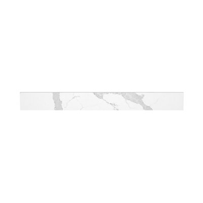 Replacement 36 Inch White Quartz Backsplash For Bathroom Vanity Sink Top