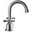 2-handle Bathroom Faucet with Drain Assembly