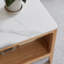 Table basse blanche et en pierre frittée Burlywood-109242771