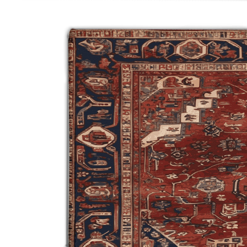 Tapis turc intérieur et extérieur brun, Rectangulaire 2 pi x 3 pi