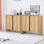 Buffet décoratif 30,7 po à 2 portes cannelées-648084313