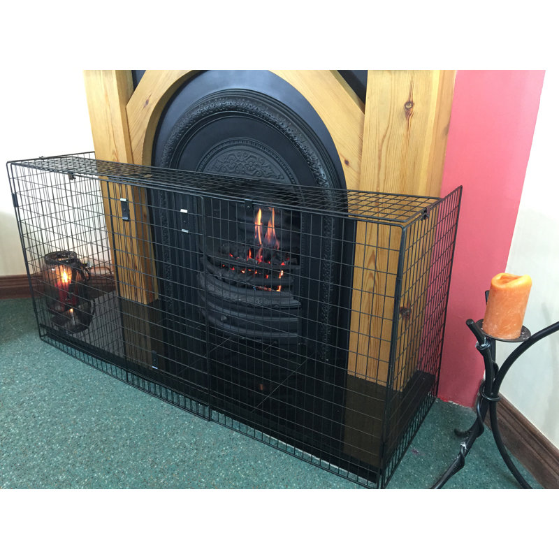 Yazmin 3 Panel Steel Fireplace Screen