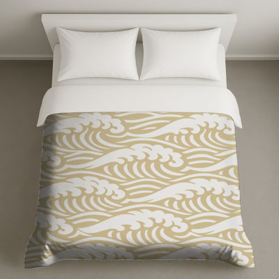 Housses de couette beige Ocean Waves