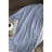 Cotton Throw Blanket 50x60 Blue White Striped 2 Pack Decorative Accent