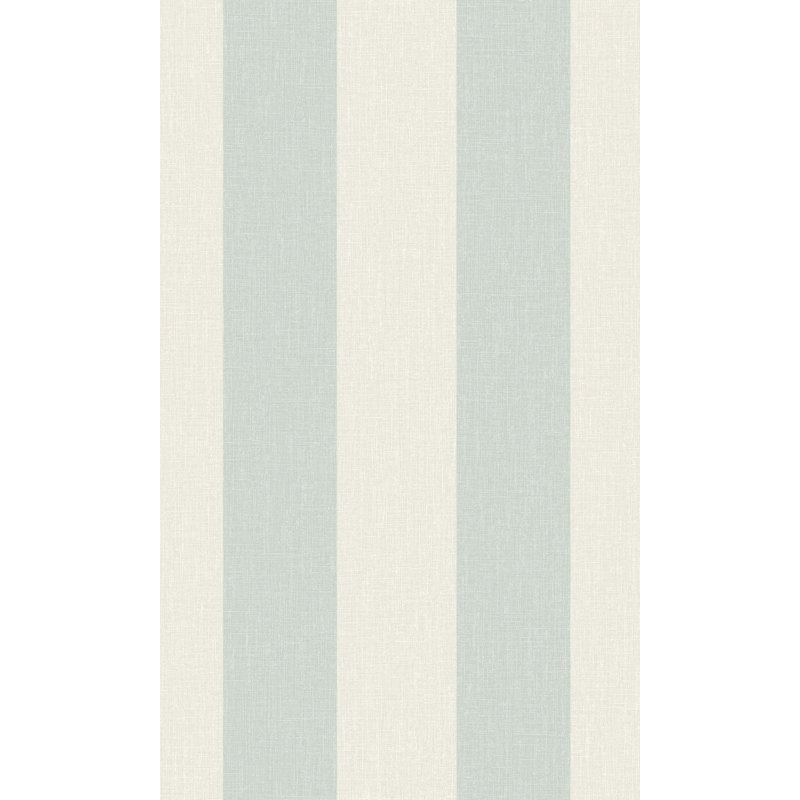 Papier peint à rayures simples, Turquoise