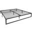 Base de lit plateforme en métal 14 pouces Tabares / support de lattes en acier / aucun sommier nécessaire-1706986193