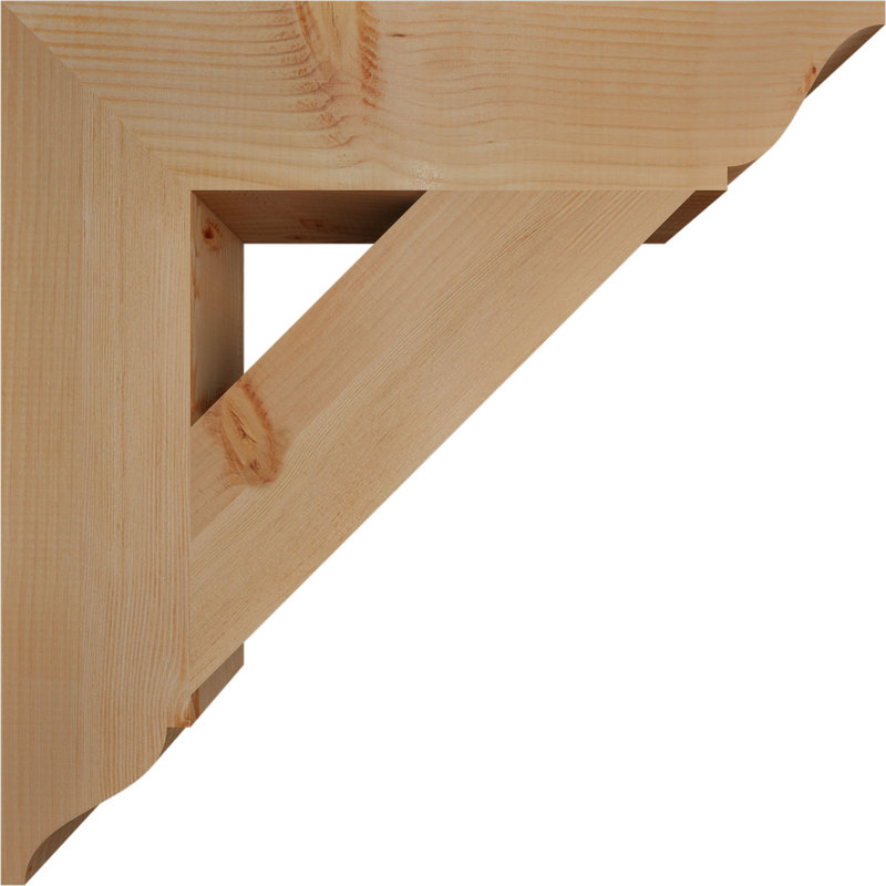 Support traditionnel, H 28 po x l 5,5 po x P 28 po, Douglas (lisse)