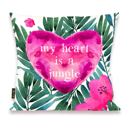 Oliver Gal Home Floral Throw Pillow
