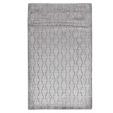 Geometric Area Rug in Gray