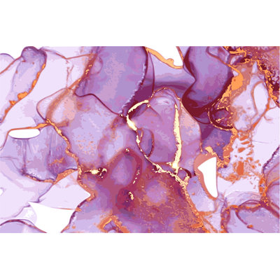 Marble 1 Piece Wrapped Canvas Wall Art
