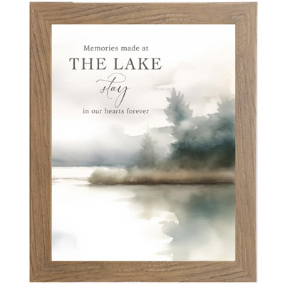 Memories made At The Lake Stay In Our Hearts Forever Art