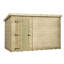 Shiplap Pent Wooden Shed-122498785