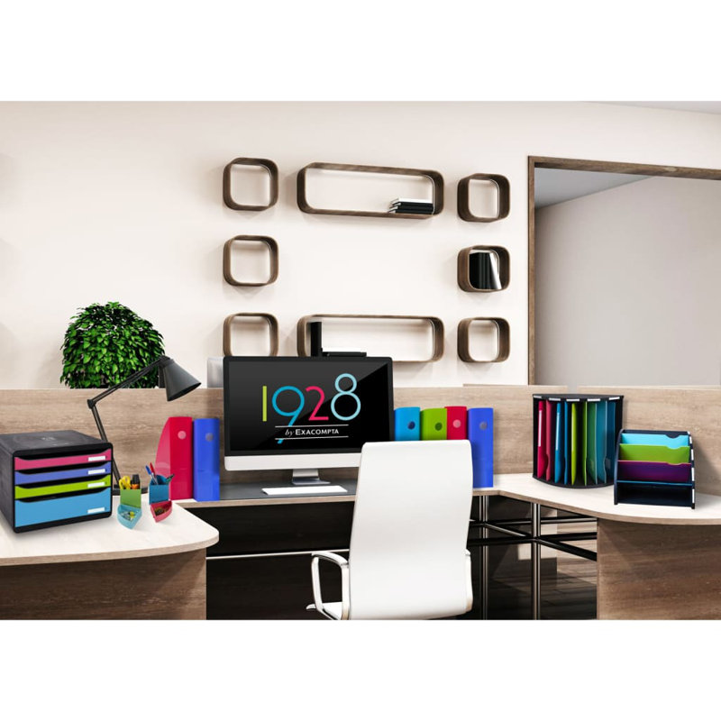 Plastic Desk Organiser Set