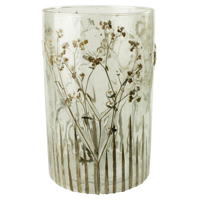 8'' H Glass Tabletop Hurricane