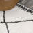 Schlenker Moroccan Diamond Shag White/Gray Rug-1578098911