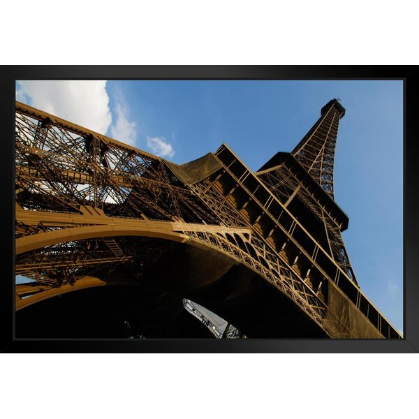 Latitude Run® Eiffel Tower Framework From Below Paris France Photo Art ...