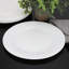 Gibson Ultra White Shadow 6 Piece 10 Inch Opal Glass Dinner Plate Set in White