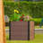 19-48" Wood Look Elevated Garden Bed, Composite Planter Box for Vegetables & Herbs, Patio-583081580
