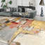 Hand Woven Silk and Wool Abstract Area Rug-70348831