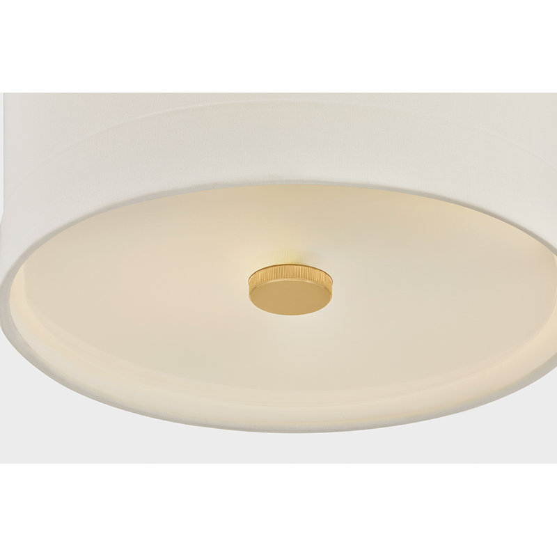 Barryville Pendant, 8.5" H x 14" W x 14" D, 3 Lights, E12