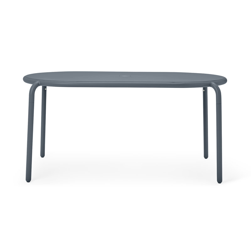 Toni Tablo Outdoor Dining Table Set With Chairs, Anthracite, 4
