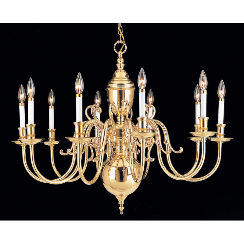 Hermitage 10 - Light Classic / Traditional Chandelier