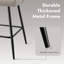360°Swivel Barstool Counter Height Barstools with Back-1877937549