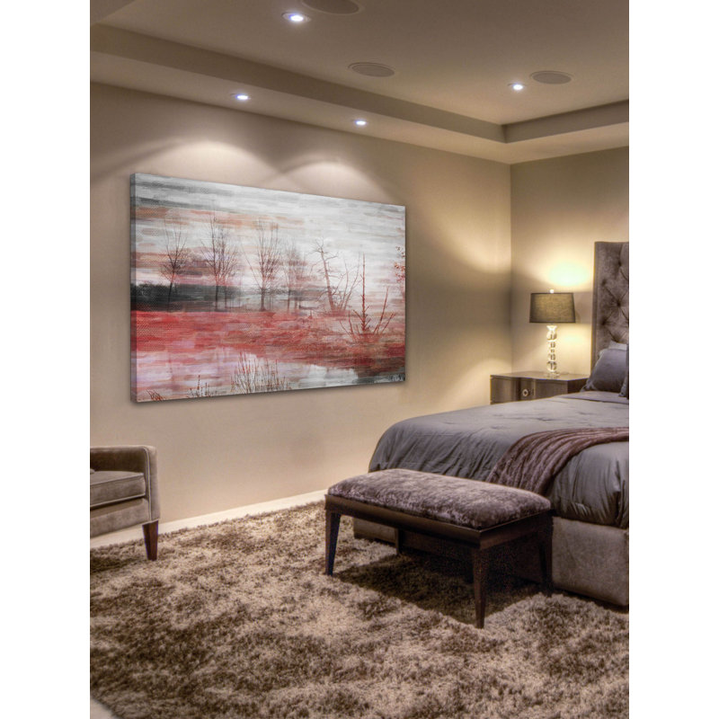 «Back Yard Lake» par Parvez Taj, impression sur toile tendue, H 24 po x l 36 po x P 1,5 po